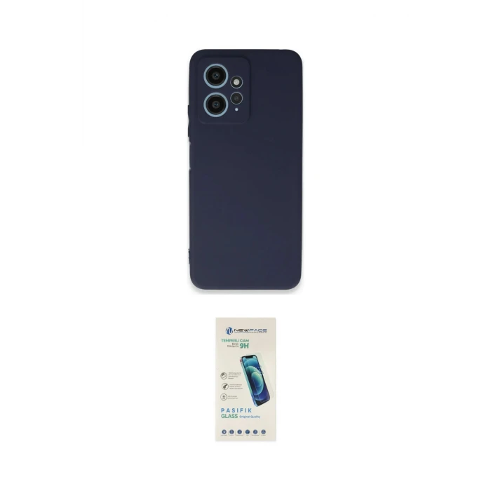 ieg™ Redmi Note 12 4G Kılıf Kozmos Yansıma Özel Seri - Şeffaf Pasifik Cam Ekran Koruyucu