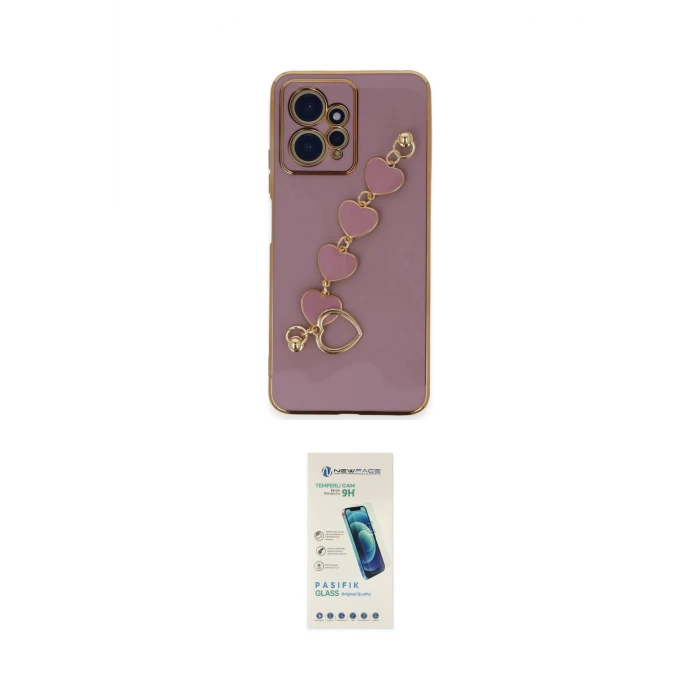 ieg™ Redmi Note 12 4G Kılıf Nova Işık Prime - Şeffaf Pasifik Cam Ekran Koruyucu