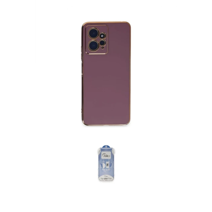 ieg™ Redmi Note 12 4G Kılıf Yankı Serisi - Siyah Joko Magic 5D Cam