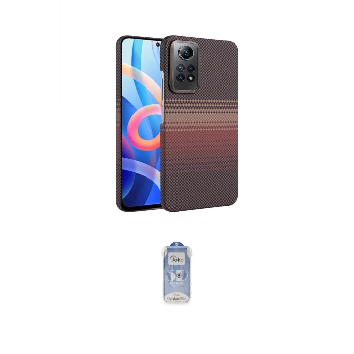 ieg™ Redmi Note 12 Pro 4G Kılıf Doruk Serisi - Siyah Joko Magic 5D Cam