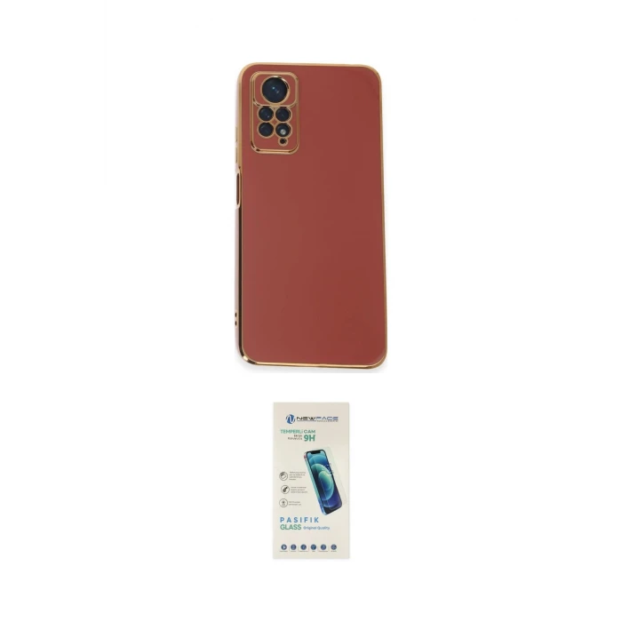 ieg™ Redmi Note 12 Pro 4G Kılıf Yankı Serisi - Şeffaf Pasifik Cam Ekran Koruyucu