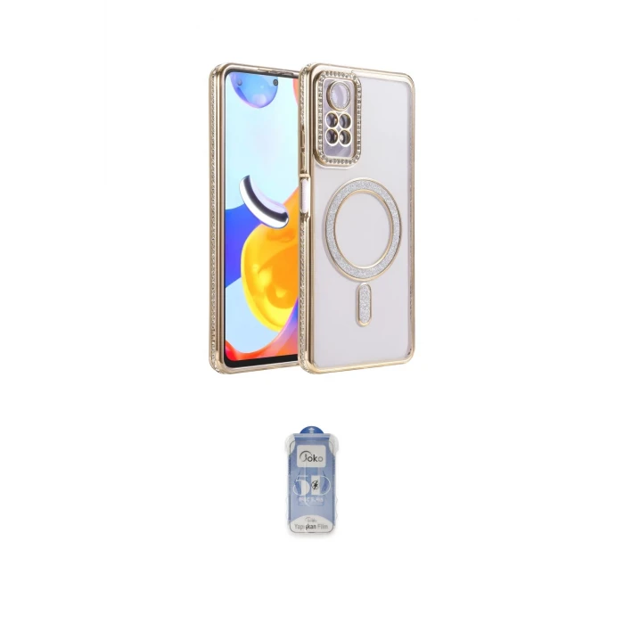 ieg™ Redmi Note 12 Pro 4G Kılıf Zirve Doku Prime - Siyah Joko Magic 5D Cam