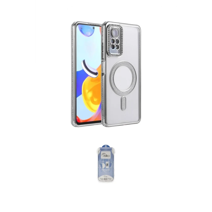 ieg™ Redmi Note 12 Pro 4G Kılıf Zirve Doku Prime - Siyah Joko Magic 5D Cam