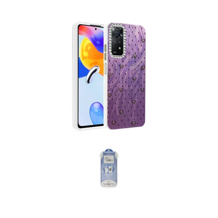 ieg™ Redmi Note 12 Pro 4G Kılıf Zirve Modern Prime - Siyah Joko Magic 5D Cam