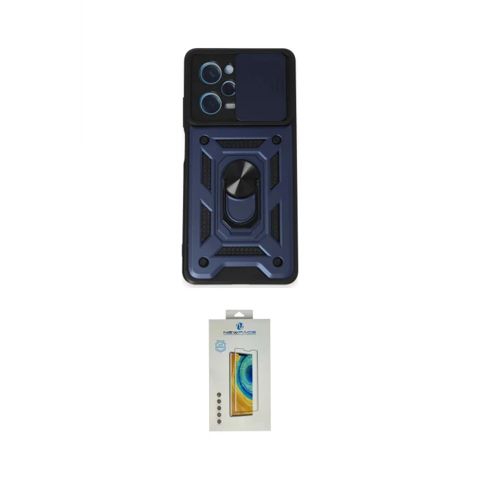 ieg™ Redmi Note 12 Pro 5G Kılıf Ahenk Klasik - Siyah Polymer Nano Ekran Koruyucu