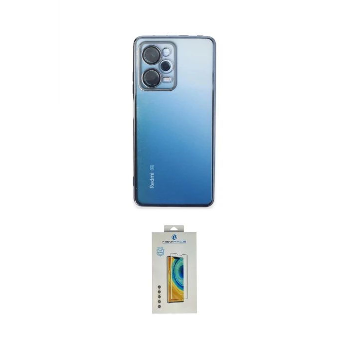 ieg™ Redmi Note 12 Pro 5G Kılıf Vadi Minimal - Siyah Polymer Nano Ekran Koruyucu