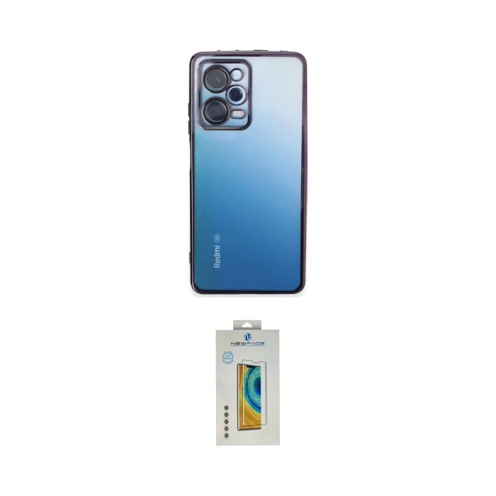 ieg™ Redmi Note 12 Pro 5G Kılıf Vadi Minimal - Siyah Polymer Nano Ekran Koruyucu