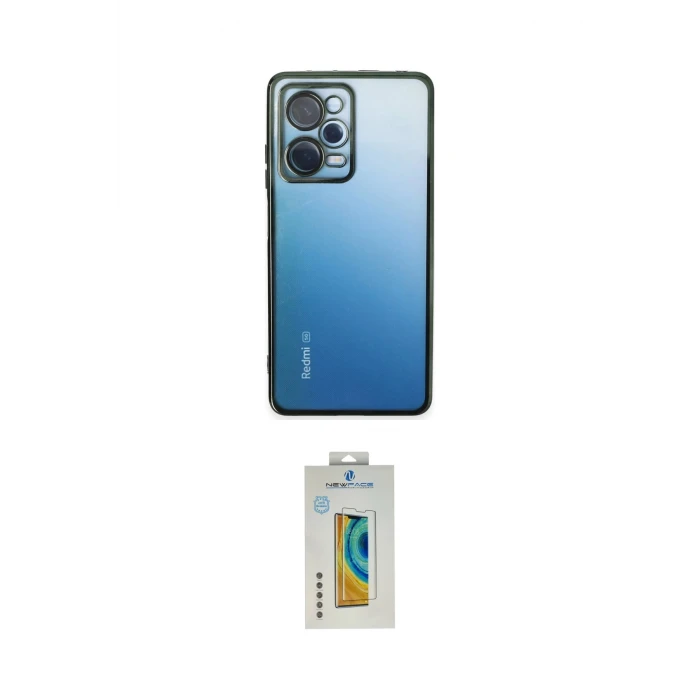 ieg™ Redmi Note 12 Pro 5G Kılıf Vadi Minimal - Siyah Polymer Nano Ekran Koruyucu