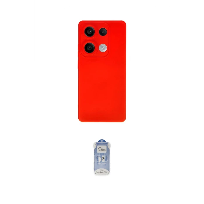 ieg™ Redmi Note 13 Pro 4G Kılıf Ahenk Serisi - Siyah Joko Magic 5D Cam