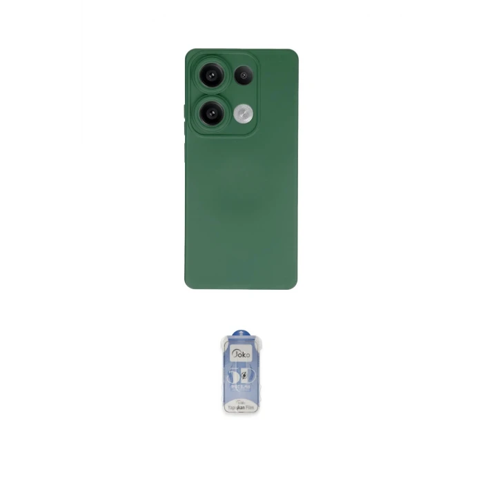 ieg™ Redmi Note 13 Pro 4G Kılıf Ahenk Serisi - Siyah Joko Magic 5D Cam