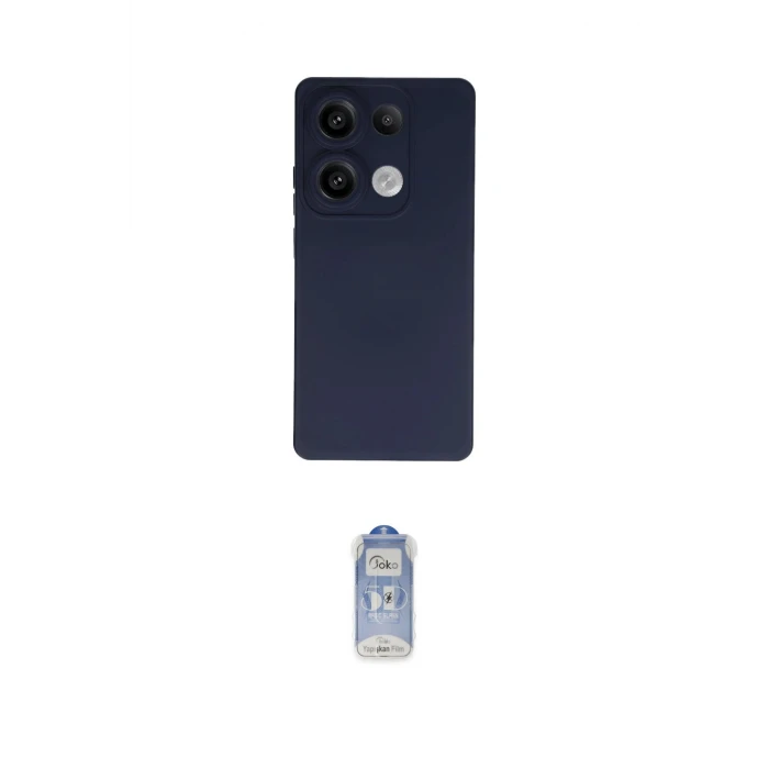 ieg™ Redmi Note 13 Pro 4G Kılıf Ahenk Serisi - Siyah Joko Magic 5D Cam