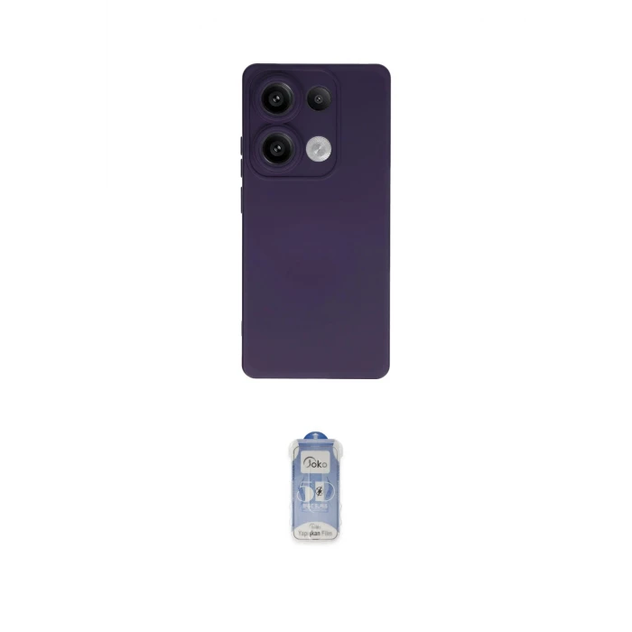 ieg™ Redmi Note 13 Pro 4G Kılıf Ahenk Serisi - Siyah Joko Magic 5D Cam
