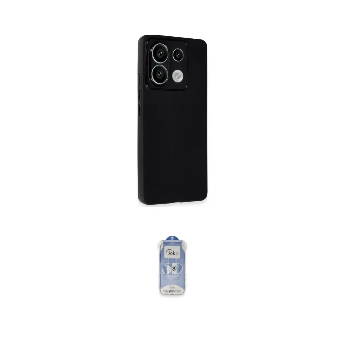 ieg™ Redmi Note 13 Pro 4G Kılıf Atlas Minimal Prime - Siyah Joko Magic 5D Cam