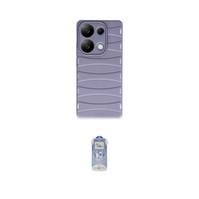 ieg™ Redmi Note 13 Pro 4G Kılıf Doruk Form Serisi - Siyah Joko Magic 5D Cam