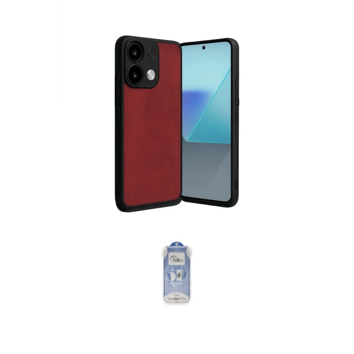ieg™ Redmi Note 13 Pro 4G Kılıf Kıvılcım Işık Serisi - Siyah Joko Magic 5D Cam