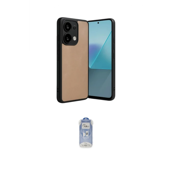 ieg™ Redmi Note 13 Pro 4G Kılıf Kıvılcım Işık Serisi - Siyah Joko Magic 5D Cam