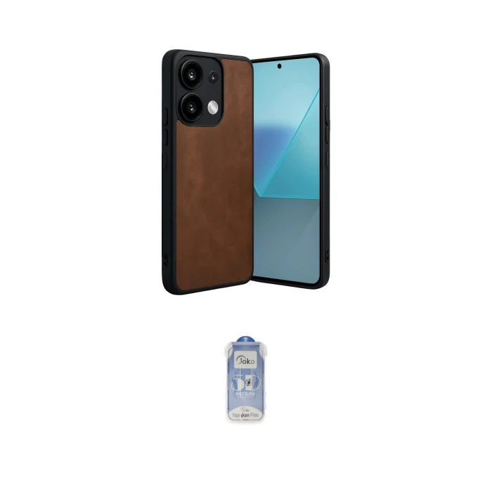 ieg™ Redmi Note 13 Pro 4G Kılıf Kıvılcım Işık Serisi - Siyah Joko Magic 5D Cam