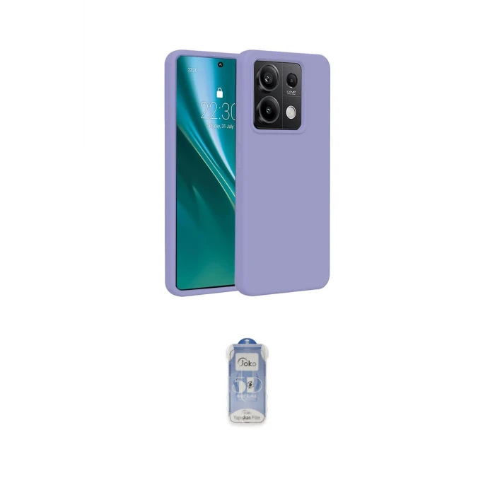 ieg™ Redmi Note 13 Pro 4G Kılıf Kozmos Yansıma Özel Seri - Siyah Joko Magic 5D Cam