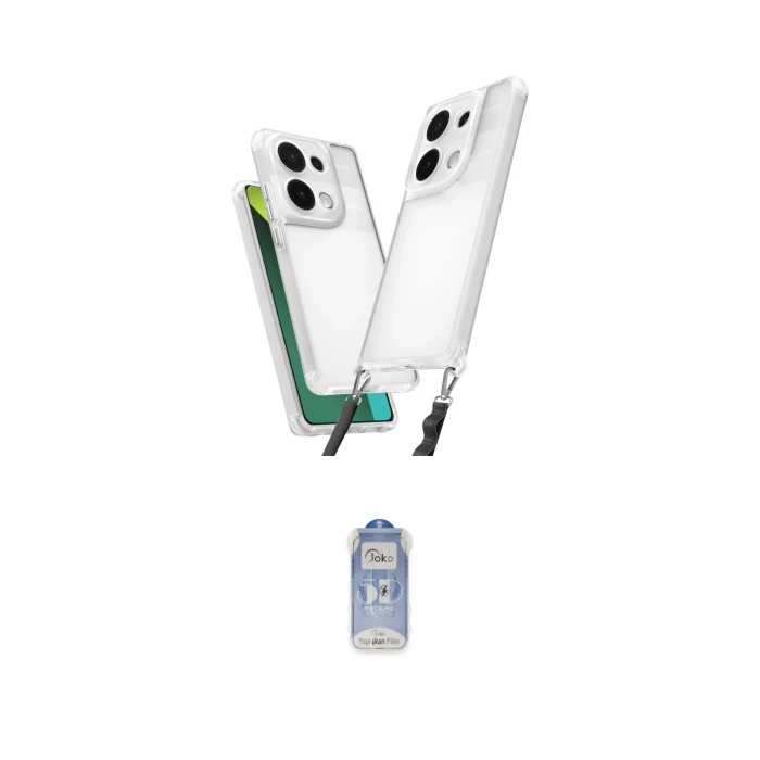 ieg™ Redmi Note 13 Pro 4G Kılıf Ufuk Klasik - Siyah Joko Magic 5D Cam