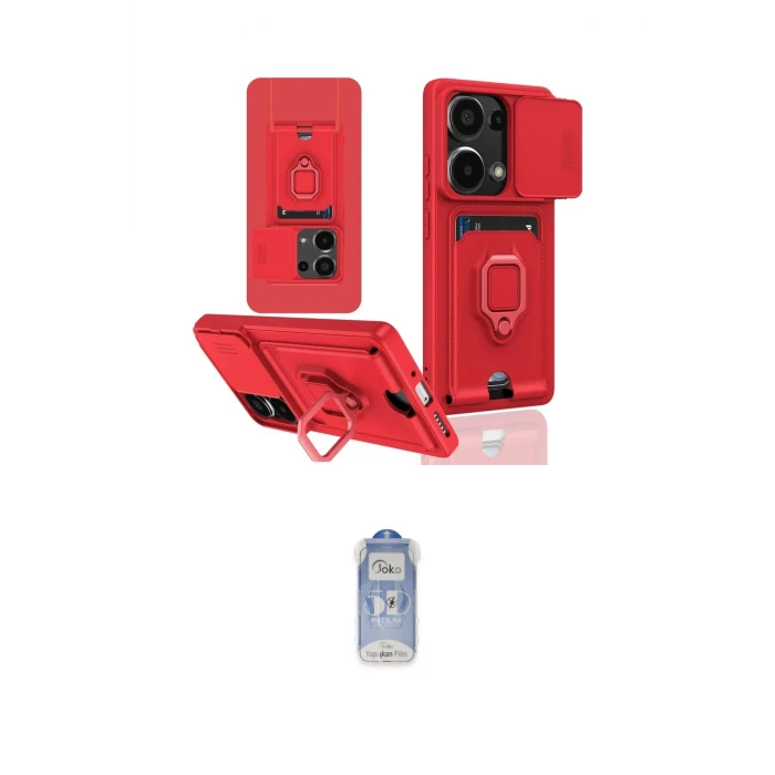 ieg™ Redmi Note 13 Pro 4G Kılıf Vadi Form Prime - Siyah Joko Magic 5D Cam