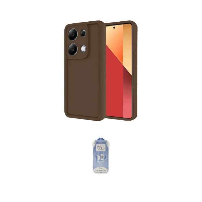 ieg™ Redmi Note 13 Pro 4G Kılıf Yankı Yansıma Özel Seri - Siyah Joko Magic 5D Cam