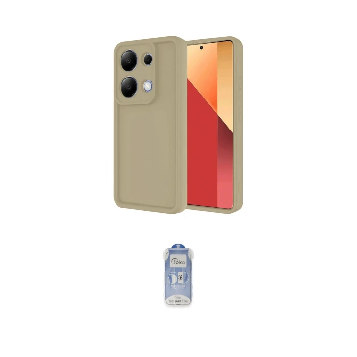 ieg™ Redmi Note 13 Pro 4G Kılıf Yankı Yansıma Özel Seri - Siyah Joko Magic 5D Cam