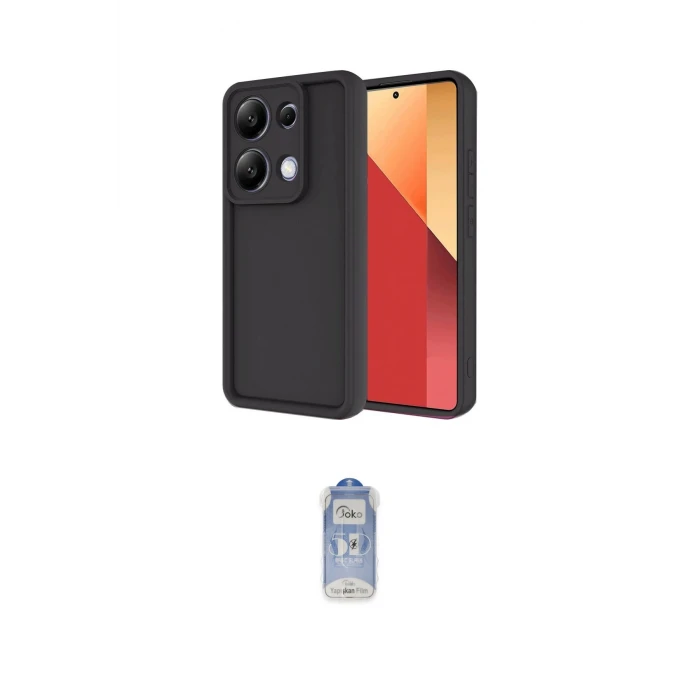 ieg™ Redmi Note 13 Pro 4G Kılıf Yankı Yansıma Özel Seri - Siyah Joko Magic 5D Cam