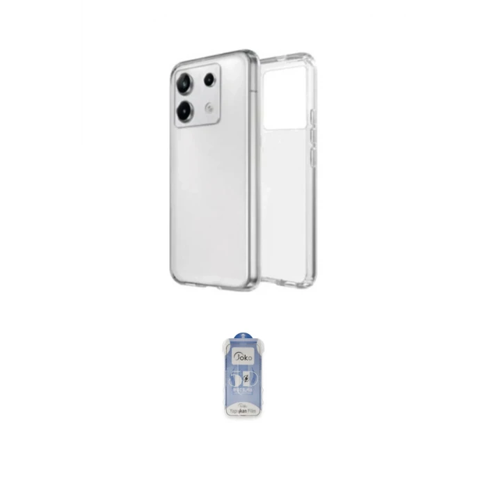 ieg™ Redmi Note 13 Pro 4G Kılıf Zirve Doku - Siyah Joko Magic 5D Cam