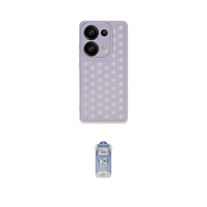 ieg™ Redmi Note 13 Pro 4G Kılıf Zirve Form - Siyah Joko Magic 5D Cam