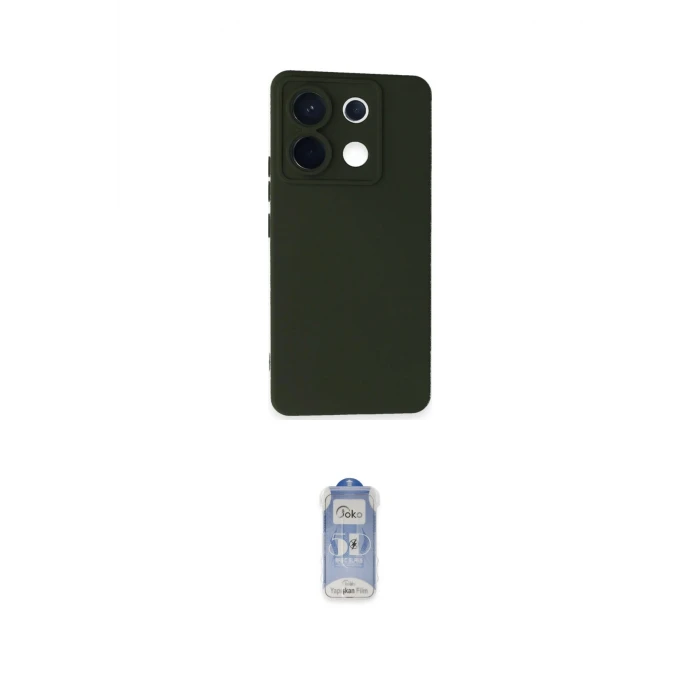 ieg™ Redmi Note 13 Pro 5G Kılıf Ahenk Serisi - Siyah Joko Magic 5D Cam