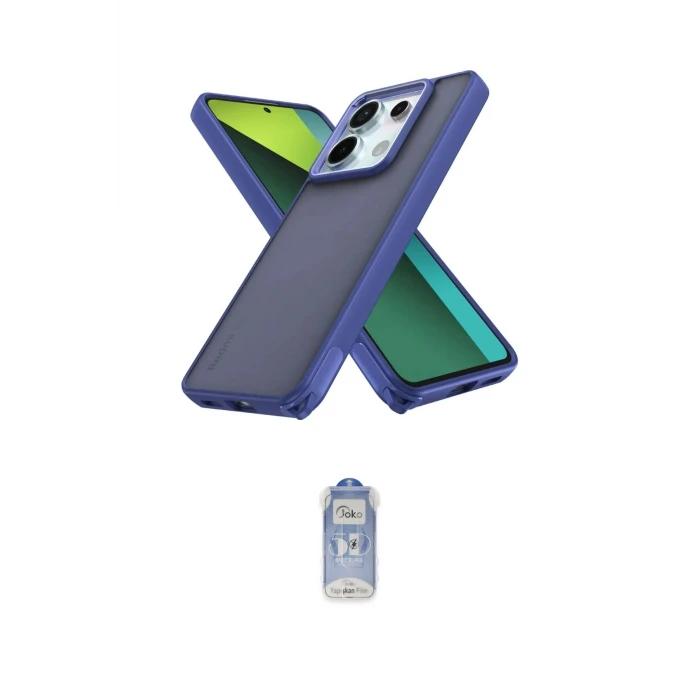 ieg™ Redmi Note 13 Pro 5G Kılıf Atlas Form - Siyah Joko Magic 5D Cam