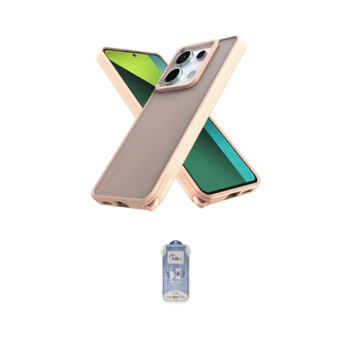 ieg™ Redmi Note 13 Pro 5G Kılıf Atlas Form - Siyah Joko Magic 5D Cam