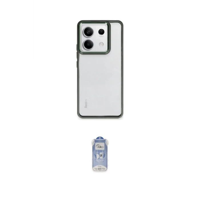 ieg™ Redmi Note 13 Pro 5G Kılıf Nova Işık Serisi - Siyah Joko Magic 5D Cam