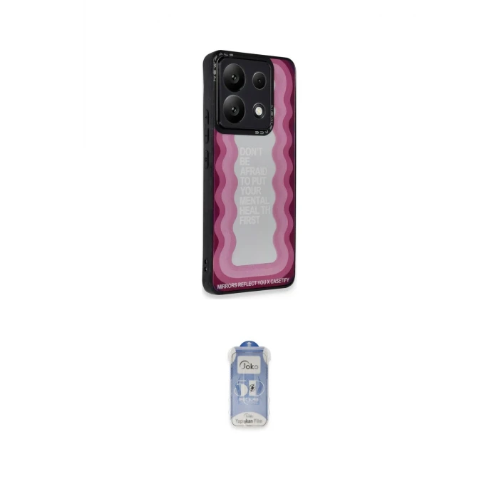 ieg™ Redmi Note 13 Pro 5G Kılıf Odak Klasik Serisi - Siyah Joko Magic 5D Cam