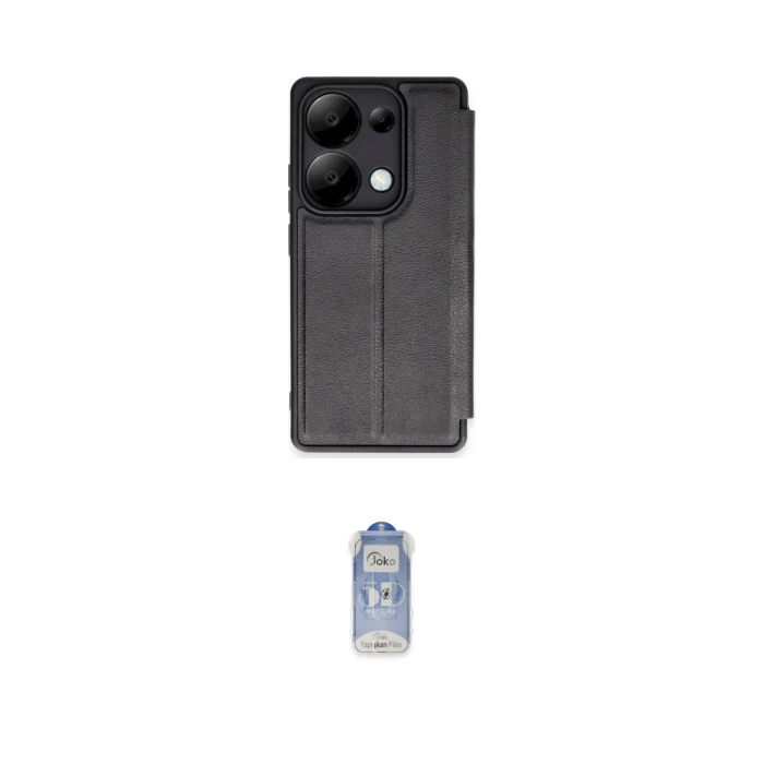 ieg™ Redmi Note 13 Pro 5G Kılıf Zirve Yansıma Serisi - Siyah Joko Magic 5D Cam