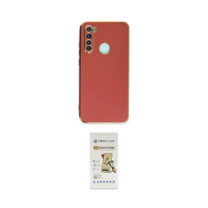 ieg™ Redmi Note 8 Kılıf Yankı Serisi - Siyah Mat Seramik Nano Ekran Koruyucu