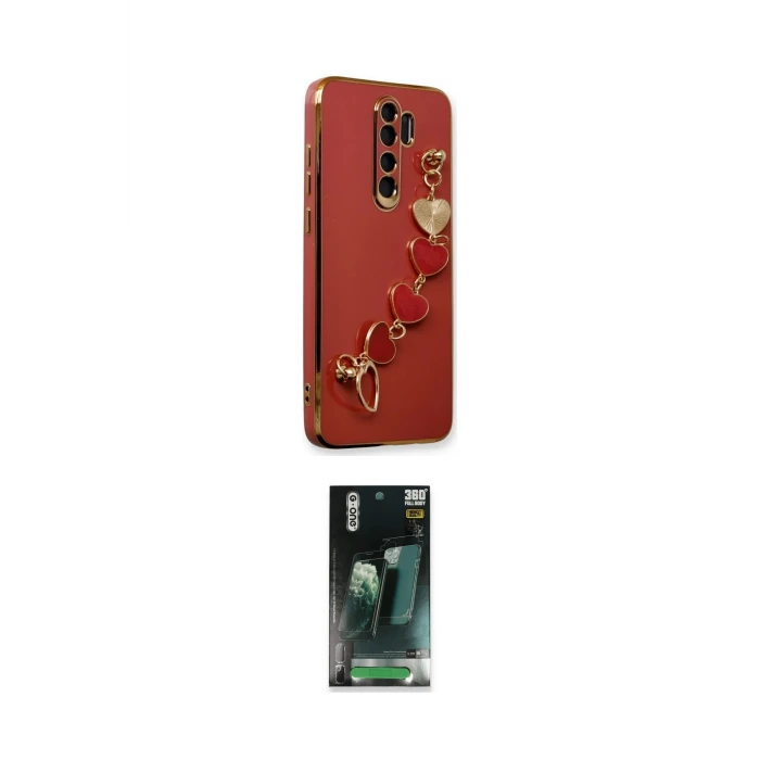 ieg™ Redmi Note 8 Pro Kılıf Nova Işık Prime - Şeffaf 360 Full Body Arka Koruyucu