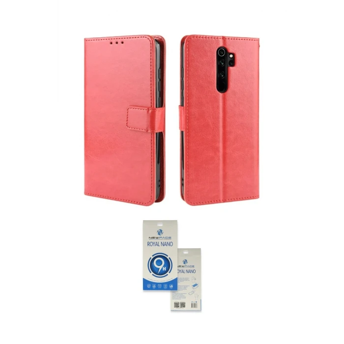 ieg™ Redmi Note 8 Pro Kılıf Siluet Işık Serisi - Şeffaf Royal Nano Ekran Koruyucu