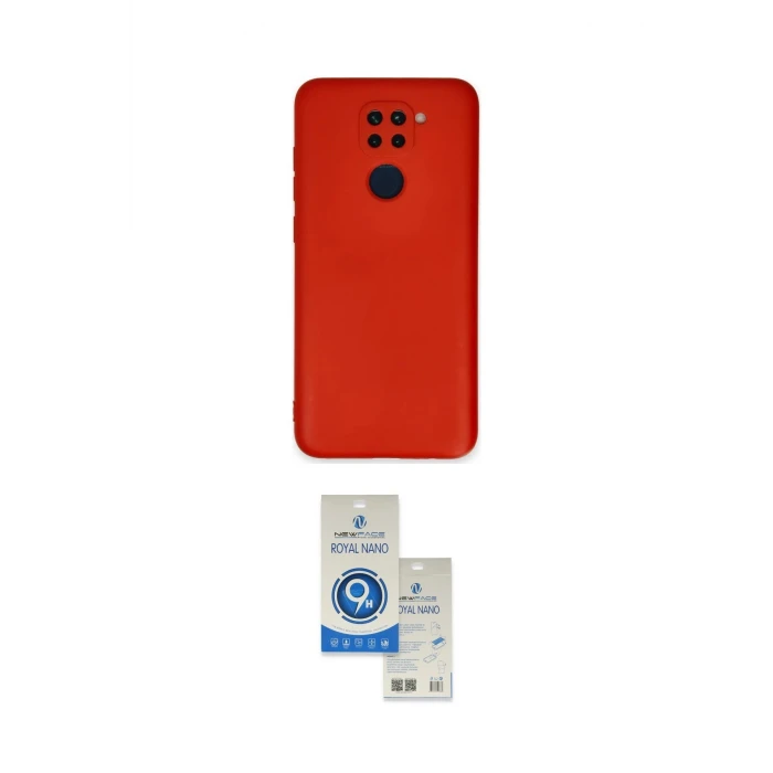 ieg™ Redmi Note 9 Kılıf Ahenk Serisi - Şeffaf Royal Nano Ekran Koruyucu