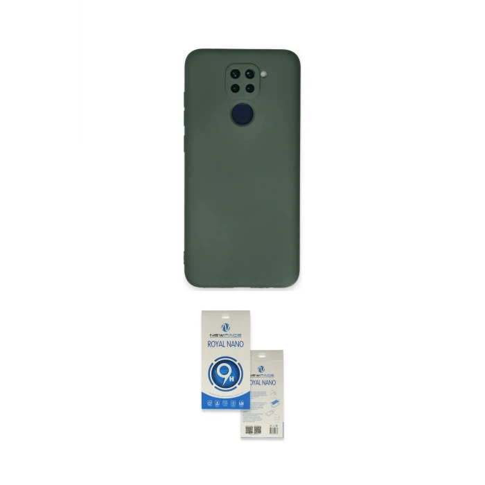 ieg™ Redmi Note 9 Kılıf Ahenk Serisi - Şeffaf Royal Nano Ekran Koruyucu