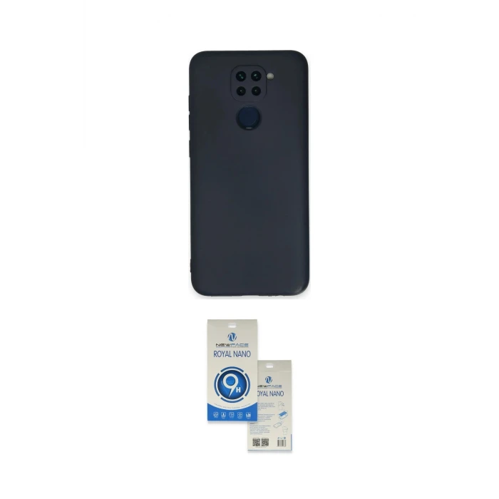 ieg™ Redmi Note 9 Kılıf Ahenk Serisi - Şeffaf Royal Nano Ekran Koruyucu