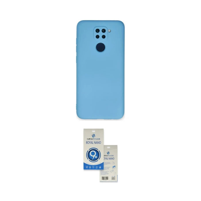 ieg™ Redmi Note 9 Kılıf Ahenk Serisi - Şeffaf Royal Nano Ekran Koruyucu
