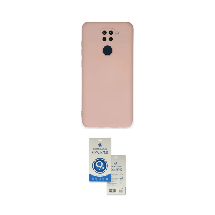 ieg™ Redmi Note 9 Kılıf Ahenk Serisi - Şeffaf Royal Nano Ekran Koruyucu