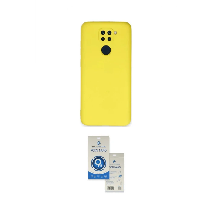 ieg™ Redmi Note 9 Kılıf Ahenk Serisi - Şeffaf Royal Nano Ekran Koruyucu