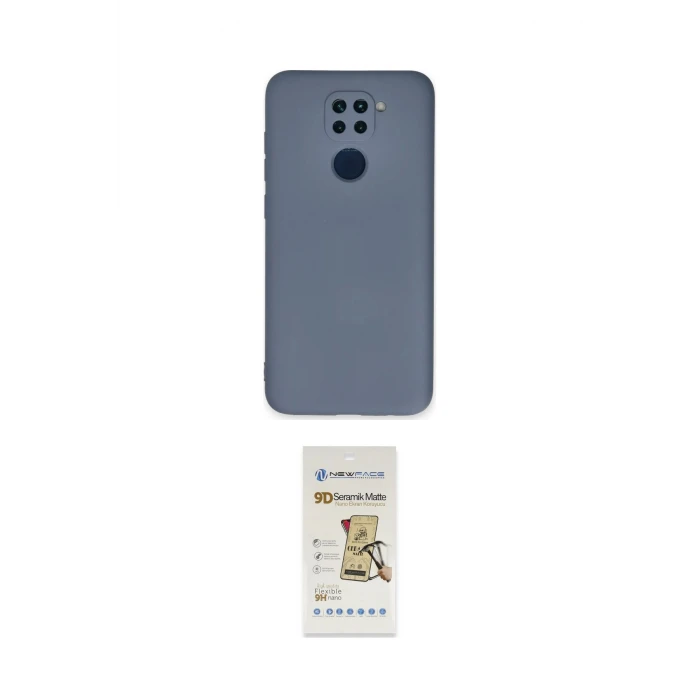 ieg™ Redmi Note 9 Kılıf Ahenk Serisi - Siyah Mat Seramik Nano Ekran Koruyucu
