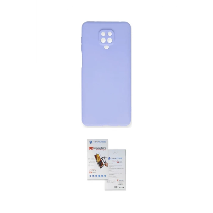 ieg™ Redmi Note 9 Pro Kılıf Ahenk Serisi - Siyah Seramik Nano Ekran Koruyucu