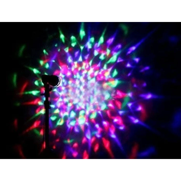 ieg™ Renkli Led Döner Başlıklı Disko Ampulü