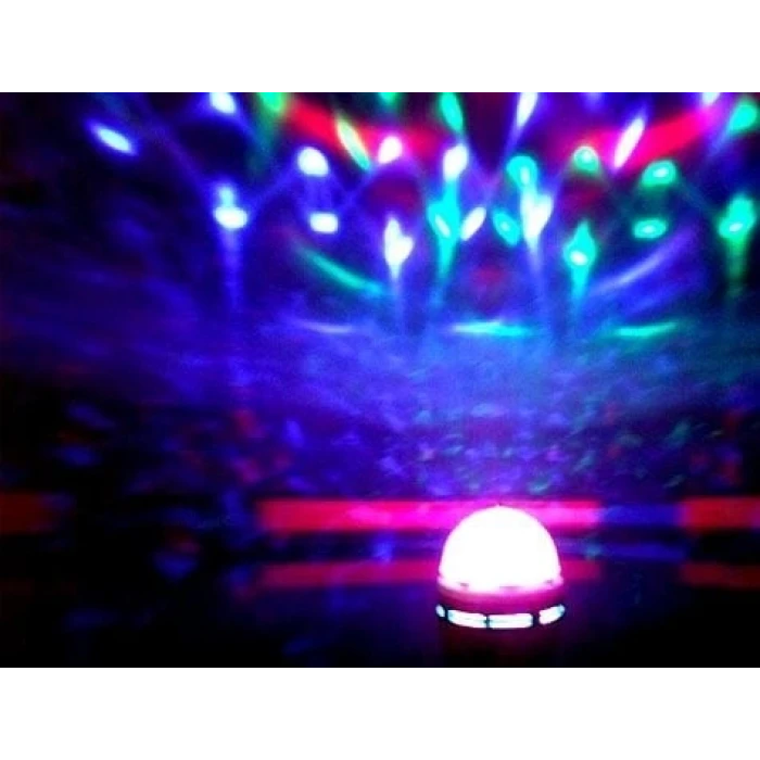 ieg™ Renkli Led Döner Başlıklı Disko Ampulü