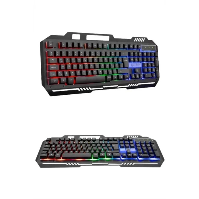 ieg™ RGB Işıklı Gaming Oyuncu Klavye Q Klavye Mouse Hediyeli