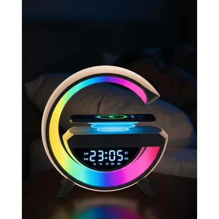 ieg™ RGB Tasarımlı Bluetooth Hoparlör USB FM AUX Girişli